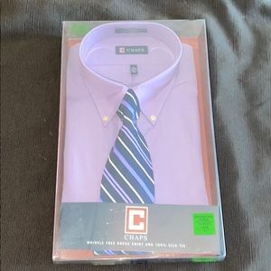Chaps dress shirt with tie